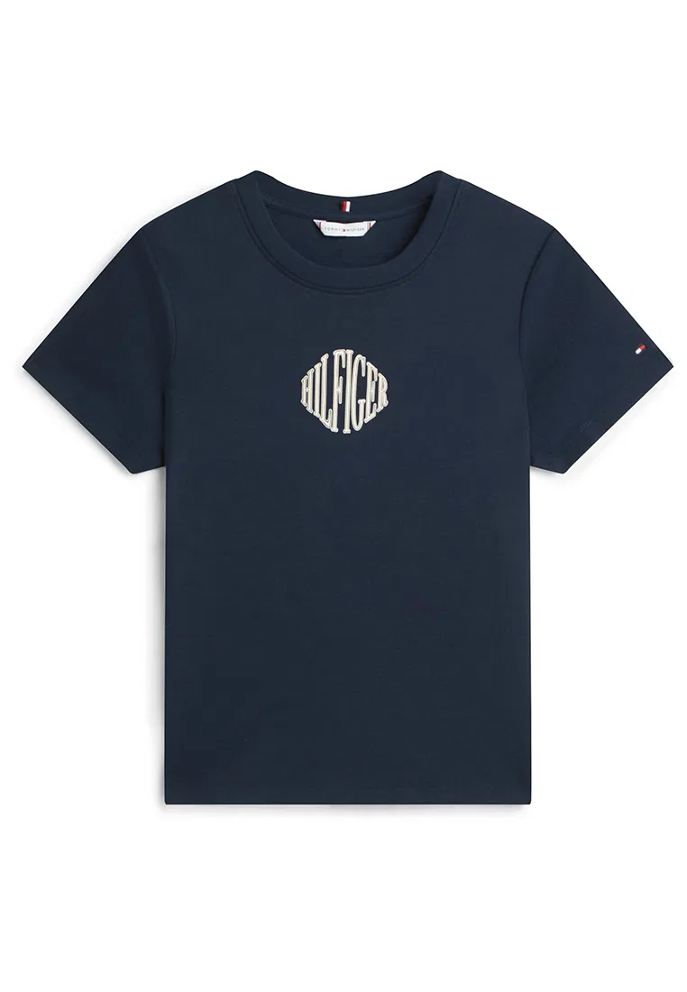Футболка, Regular Fit, Varsity, TH Mainline Tommy Hilfiger, темно-синий