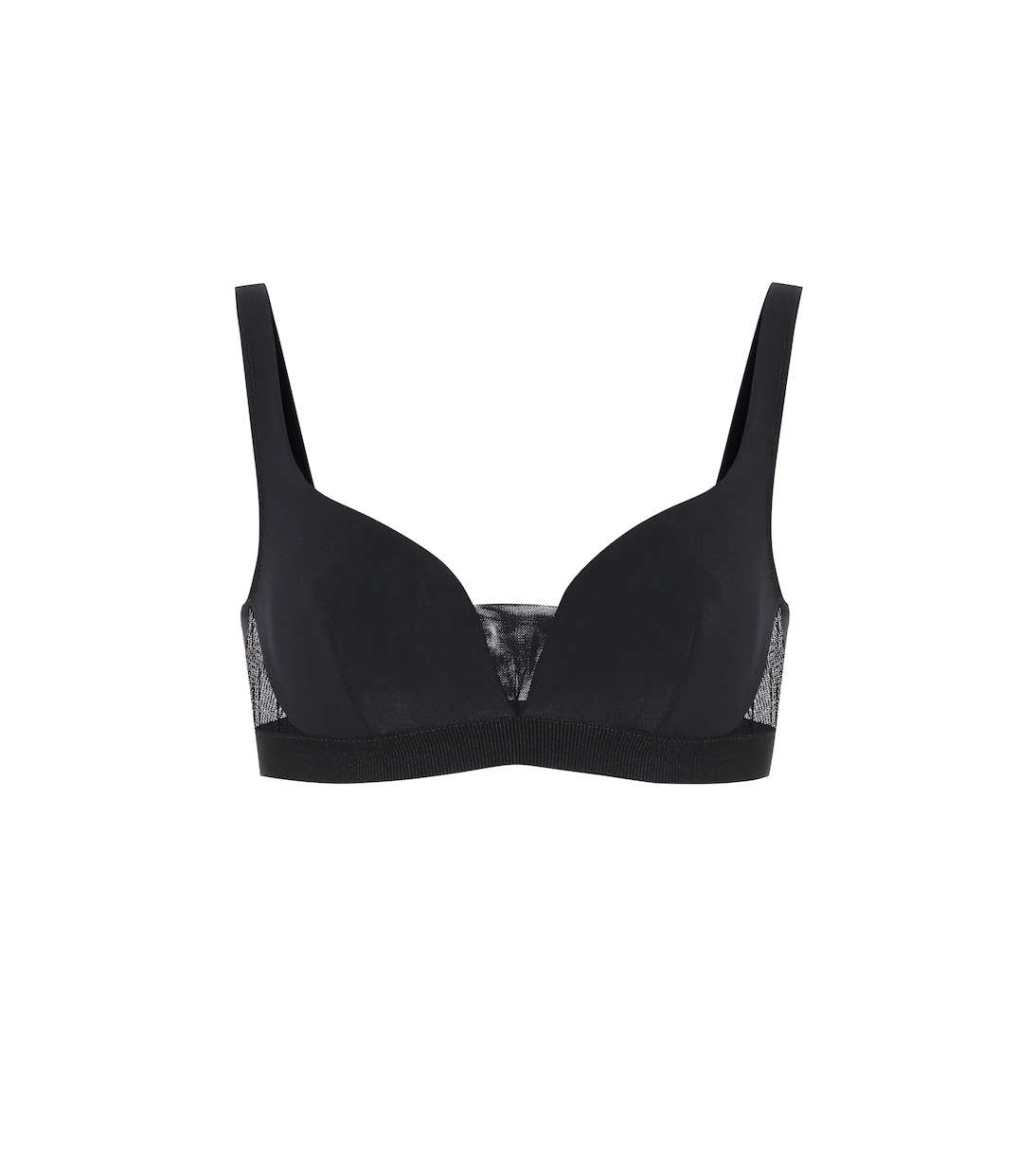 

Верх бикини с сетчатой отделкой Stella McCartney, черный