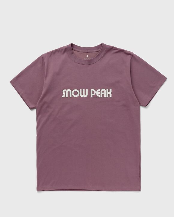 

Футболка Snow Peak Land Station T Shirt, розовый