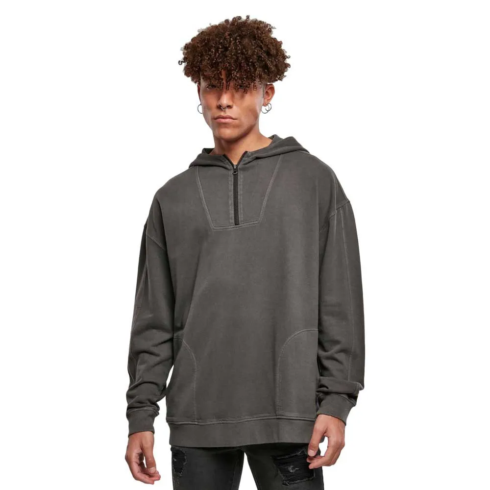 

Толстовка Urban Classics Overdyed Camp, серый