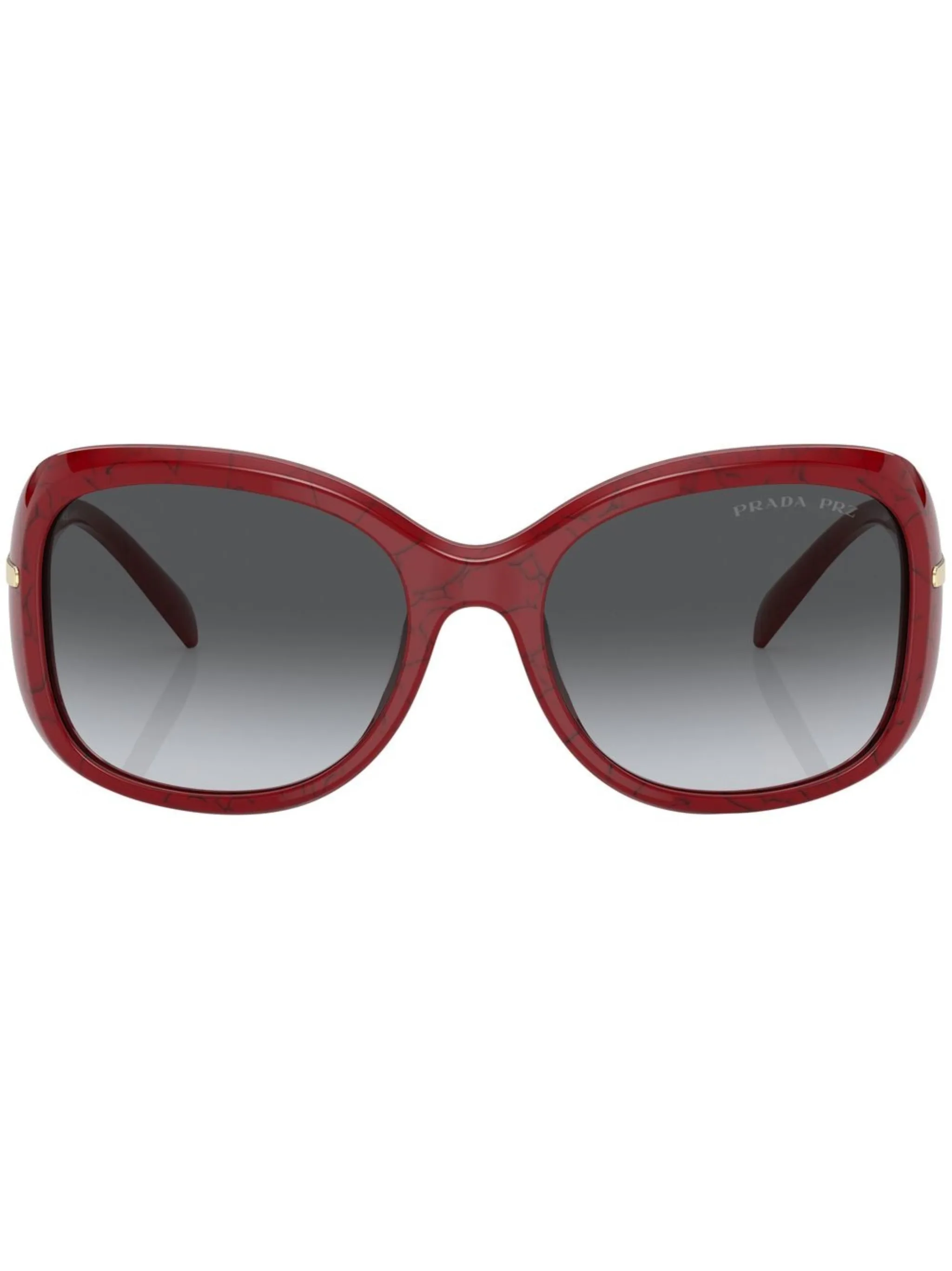 

Солнцезащитные очки с логотипом Prada Eyewear, красный