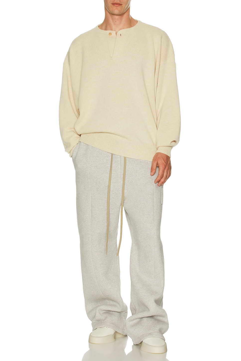 

Широкие спортивные брюки Fear Of God, Melange Grey