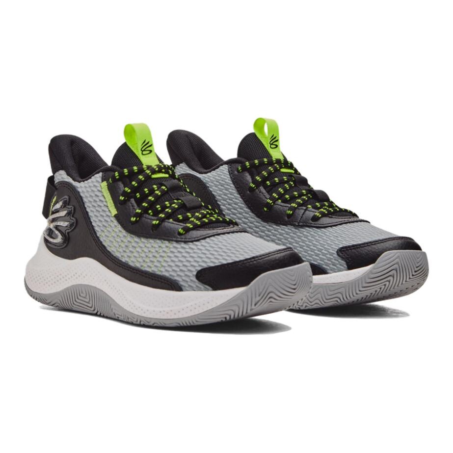 Баскетбольные кроссовки Curry Kids GS Low-top Modern Grey Under Armour, серый — фото 3