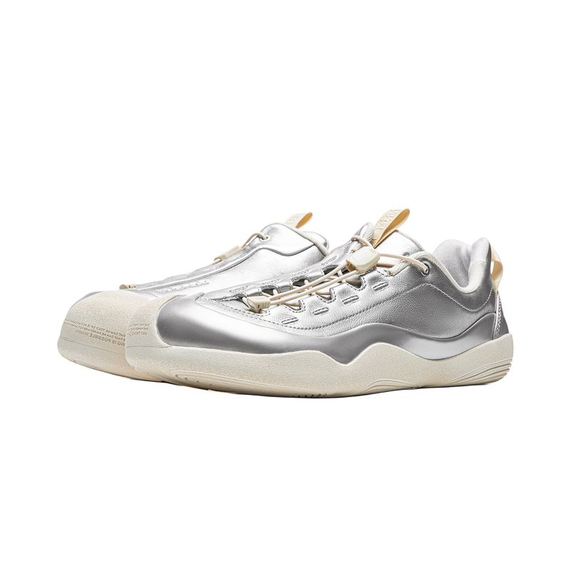 Дышащие легкие повседневные кроссовки Low top Unisex Silver LiNing, серебряный — фото 4