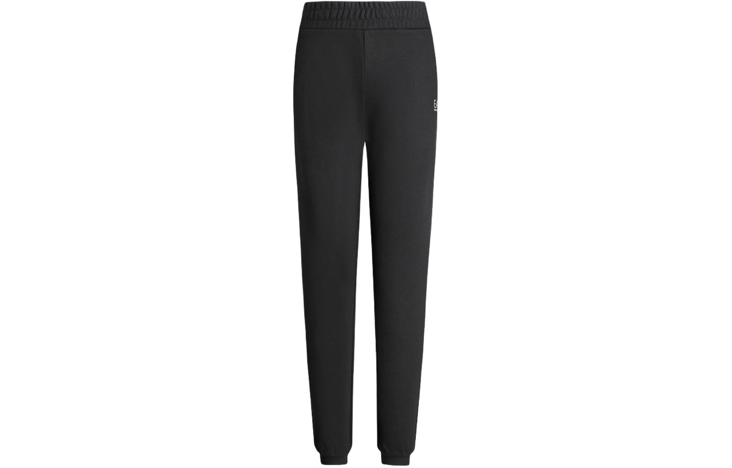 EMPORIO ARMANI EA7 Спортивные трикотажные брюки женские black — фото 3
