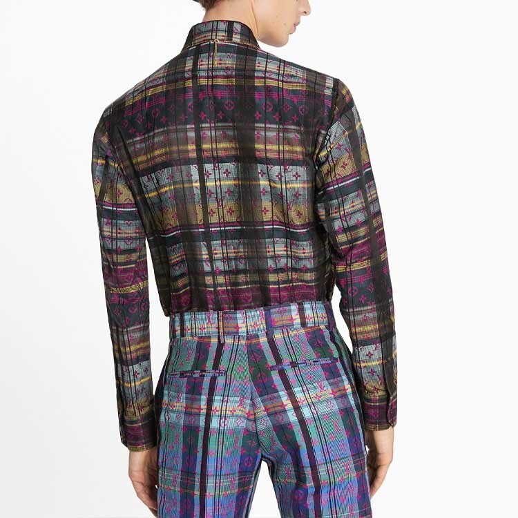 Новые квартальные продукты LV Shirt Men Multicolor Louis Vuitton, цвет Multicolor — фото 4