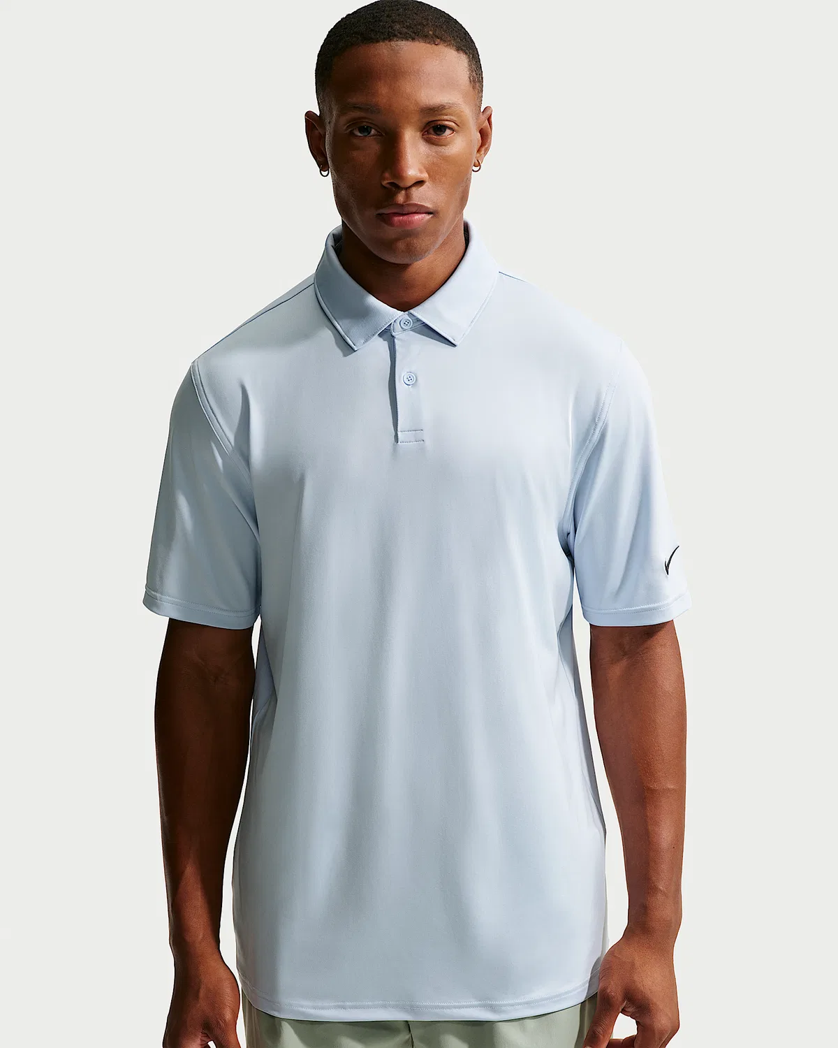 Мужское поло Nike Velocity Dri-FIT Sleeve Logo Golf, Hydrogen Blue/Black