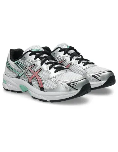 Кроссовки GEL-1130 Asics, бело-зеленый — фото 2