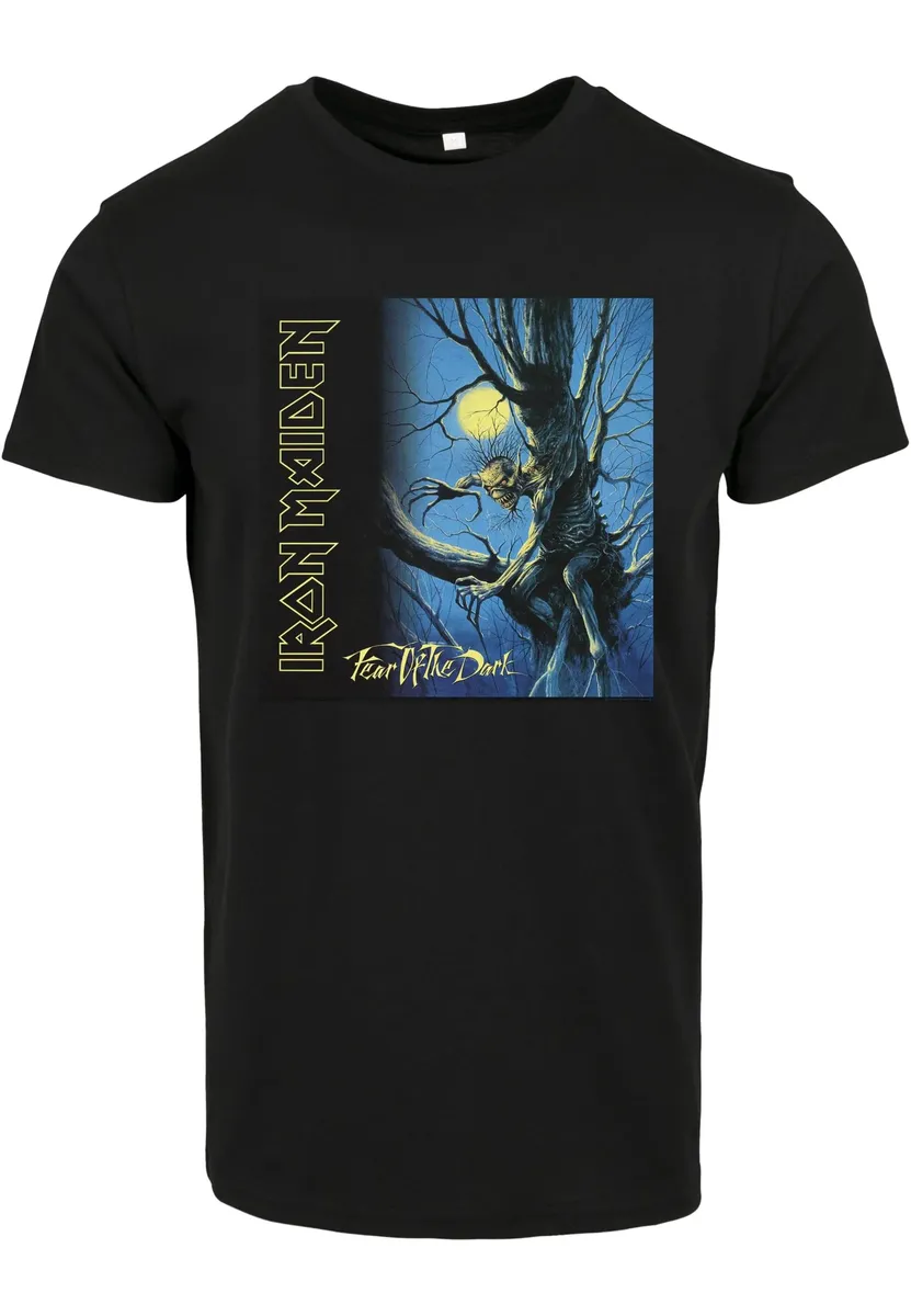 

Футболка Merchcode "Мужская футболка Iron Maiden Fear Of The Dark с обложкой альбома Merchcode", черный