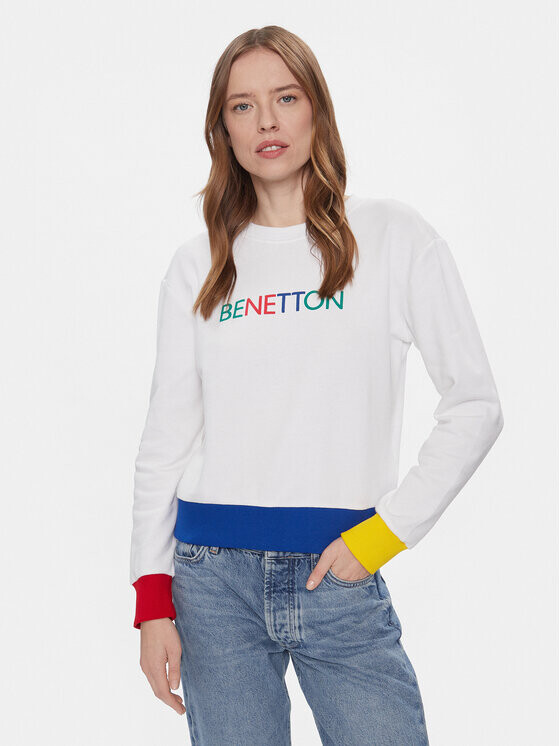 

Толстовка обычного кроя United Colors Of Benetton, белый