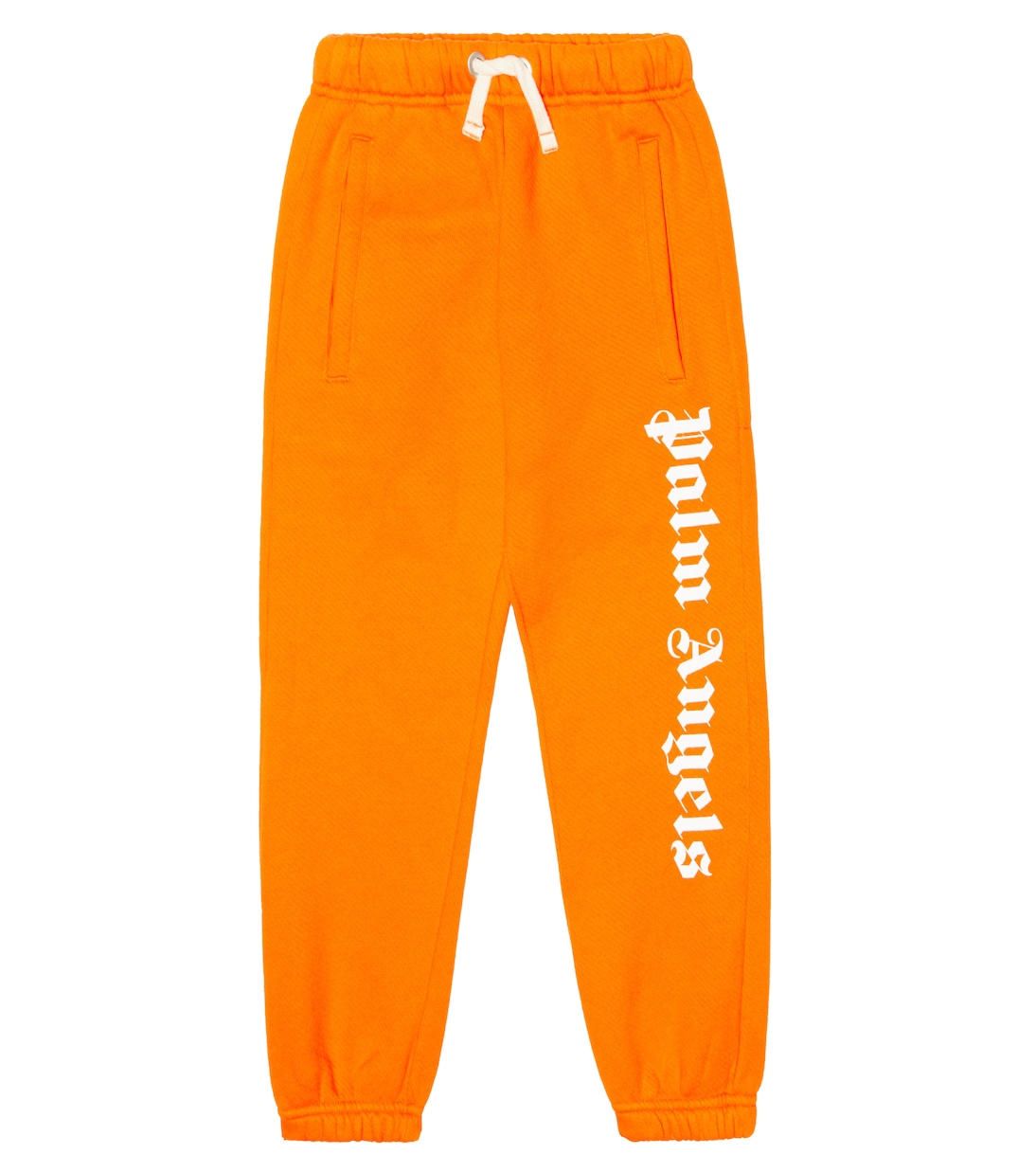 

Спортивные брюки из хлопкового джерси с логотипом Palm Angels Kids, Orange White