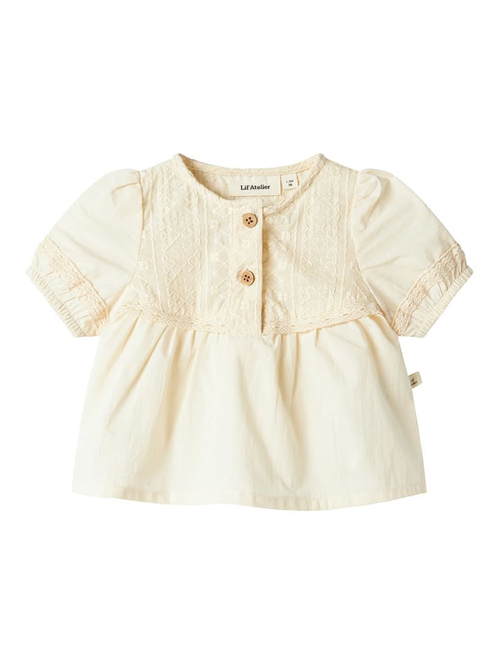 

Футболка Lil Atelier, кремовый