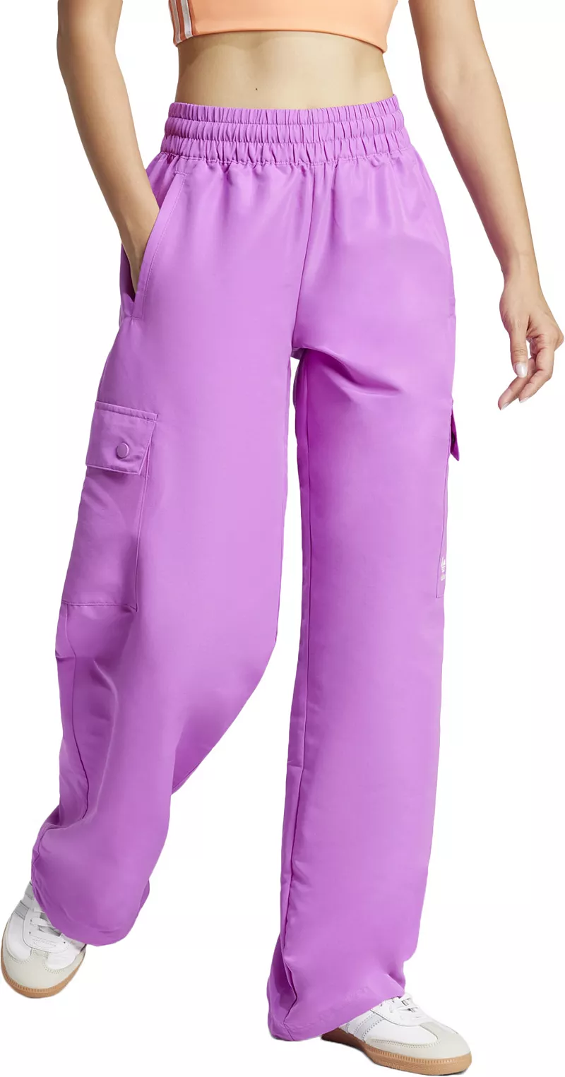 

Женские тканые брюки-карго Adidas Originals Essentials, цвет Purple Burst