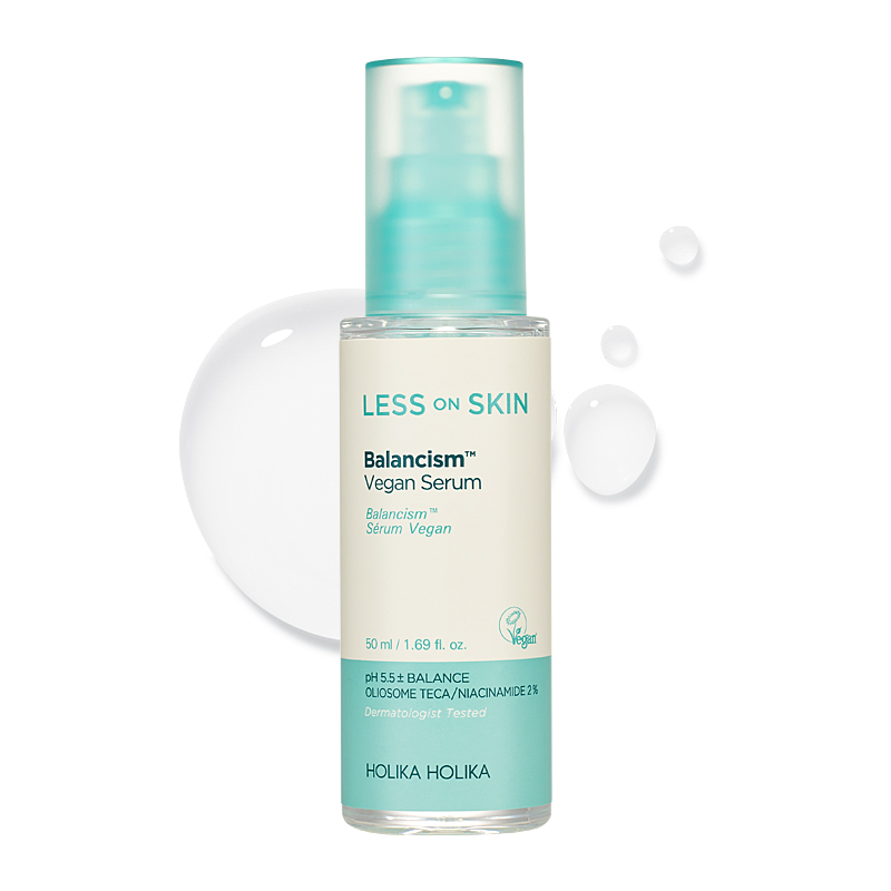 

Сыворотка для лица less on skin balancism vegan serum Holika Holika, 50 мл