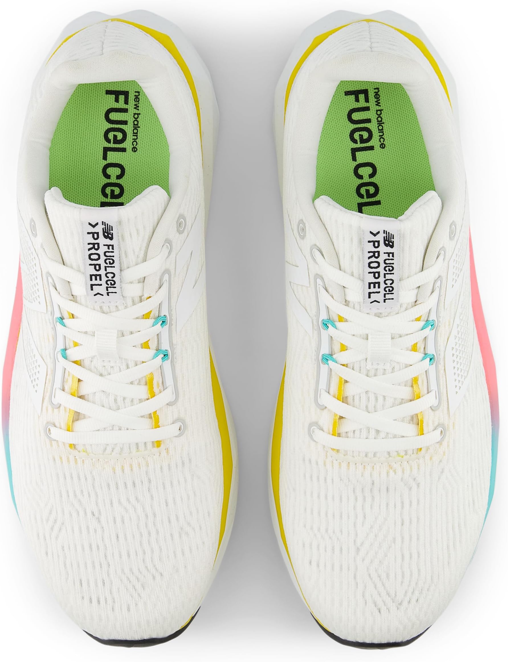 Кроссовки New Balance FuelCell Propel v5, White/Ginger LemonSee Less — фото 2