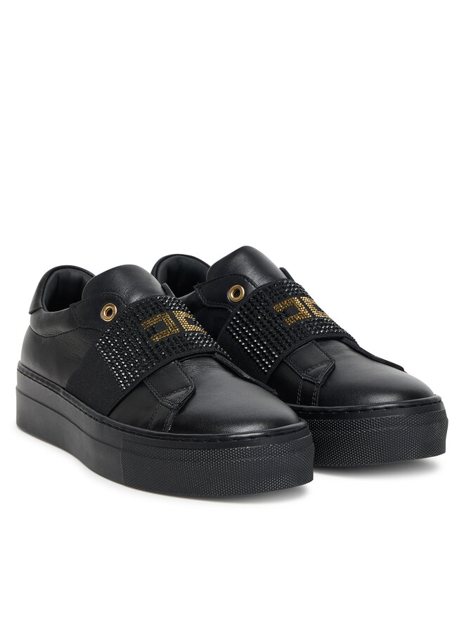 Кроссовки Low Cut Velcro F4A9-E0355-1251 D Elisabetta Franchi, черный — фото 2