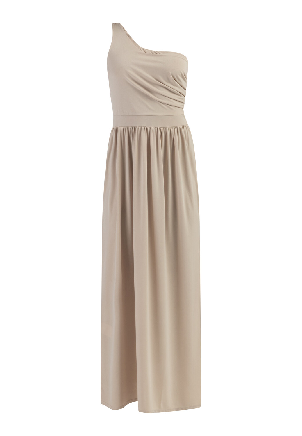

Платье faina One Shoulder Maxi, кремовый