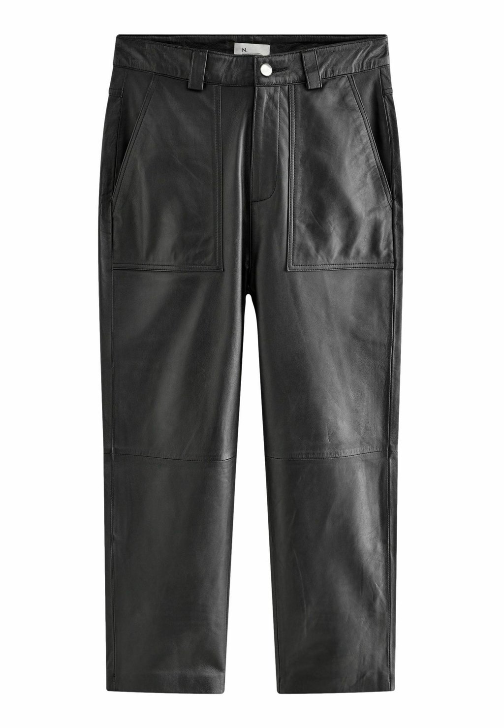 

Кожаные брюки REGULAR FIT Next, черный