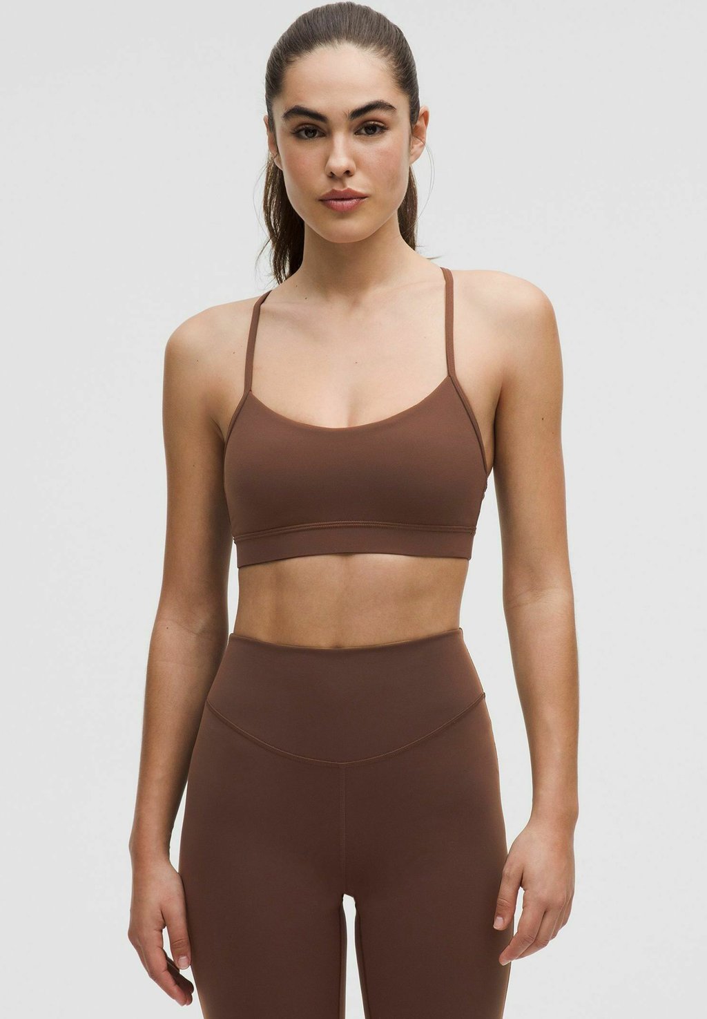 

Спортивный бюстгальтер lululemon, коричневый