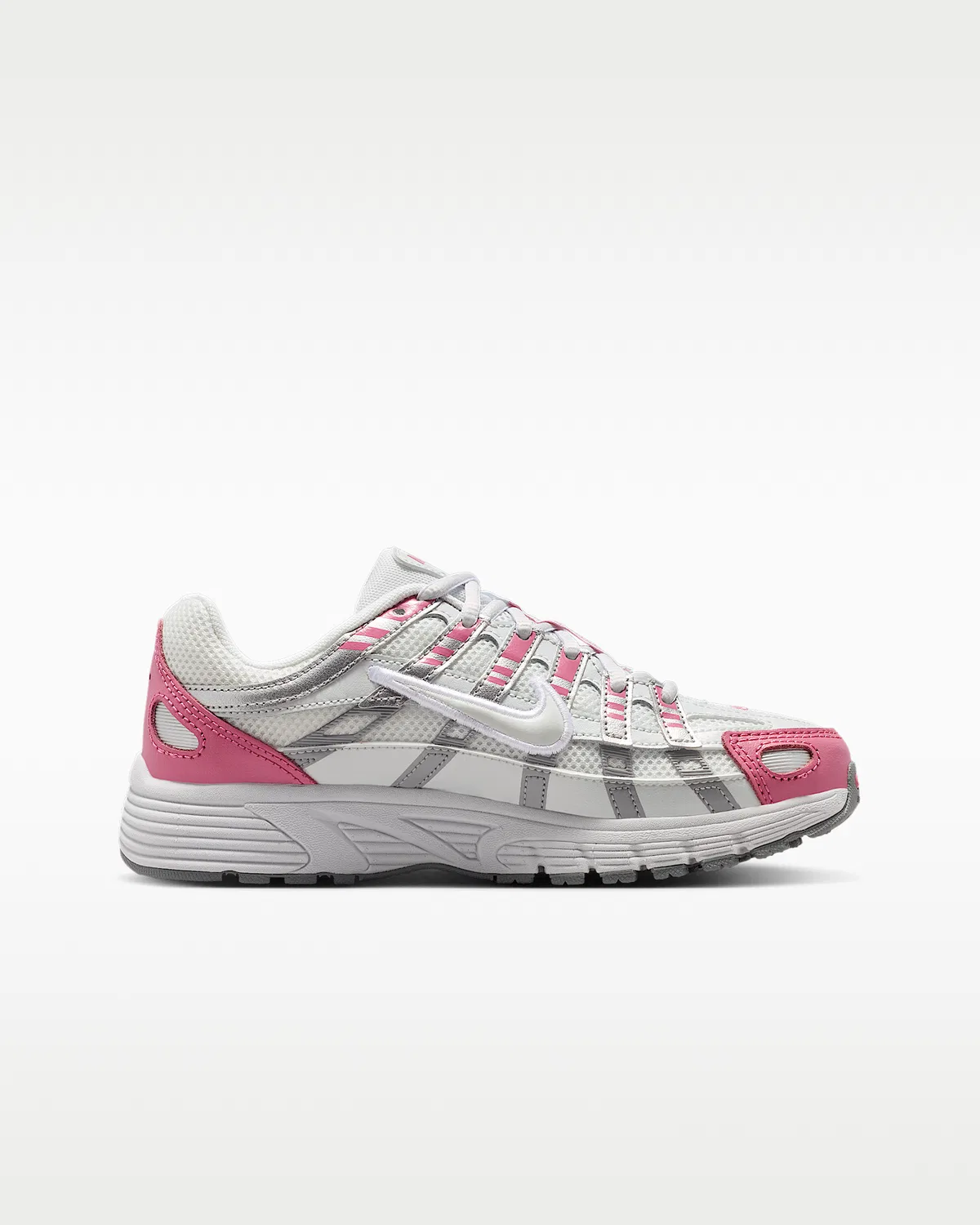 Кроссовки Nike P-6000 для детей, Off White/Peony/Smoke Grey/Off White — фото 3