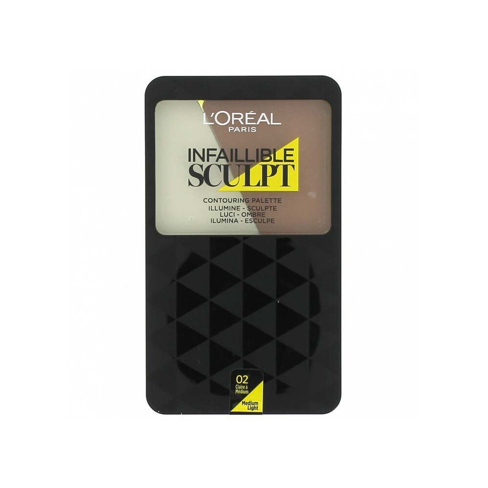 

L'Oreal Paris, Палетка для контуринга Infaillible Sculpt 02 Claire à Médium