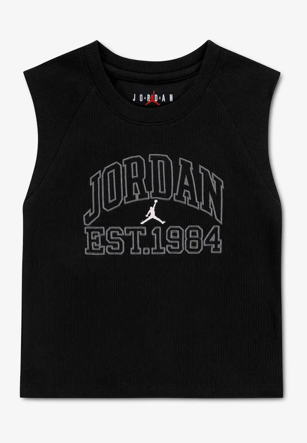Майка с надписью «тайный дневник» Jordan, Black