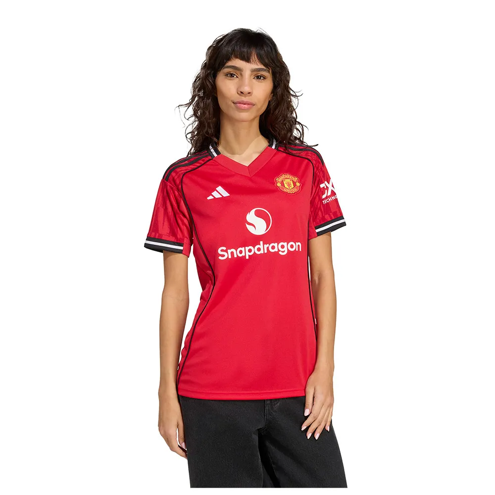 

Футболка с коротким рукавом adidas Manchester United 25/26 home Woman, красный