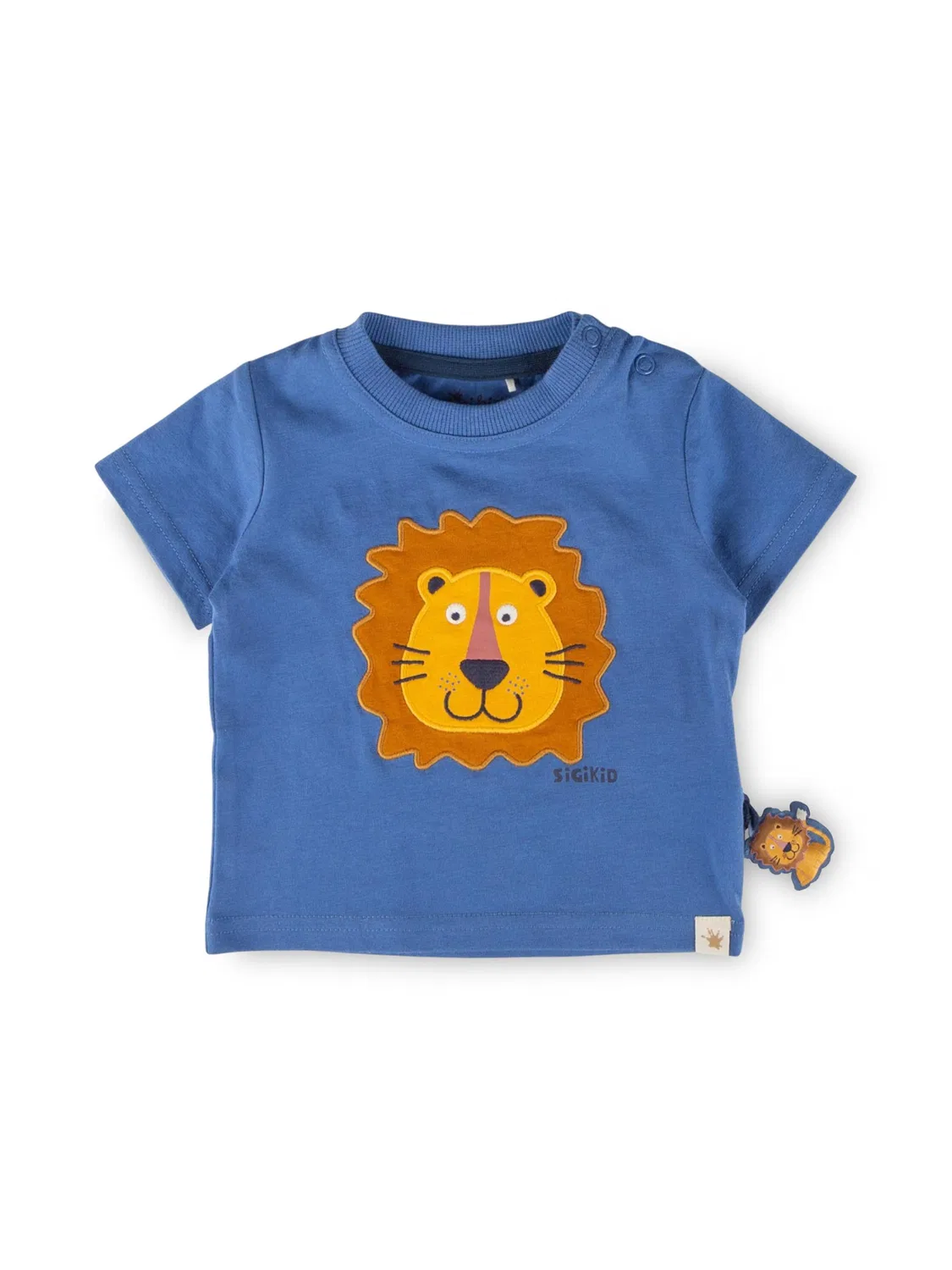 Sigikid Рубашка T-Shirt Tiger & Löwe синего цвета