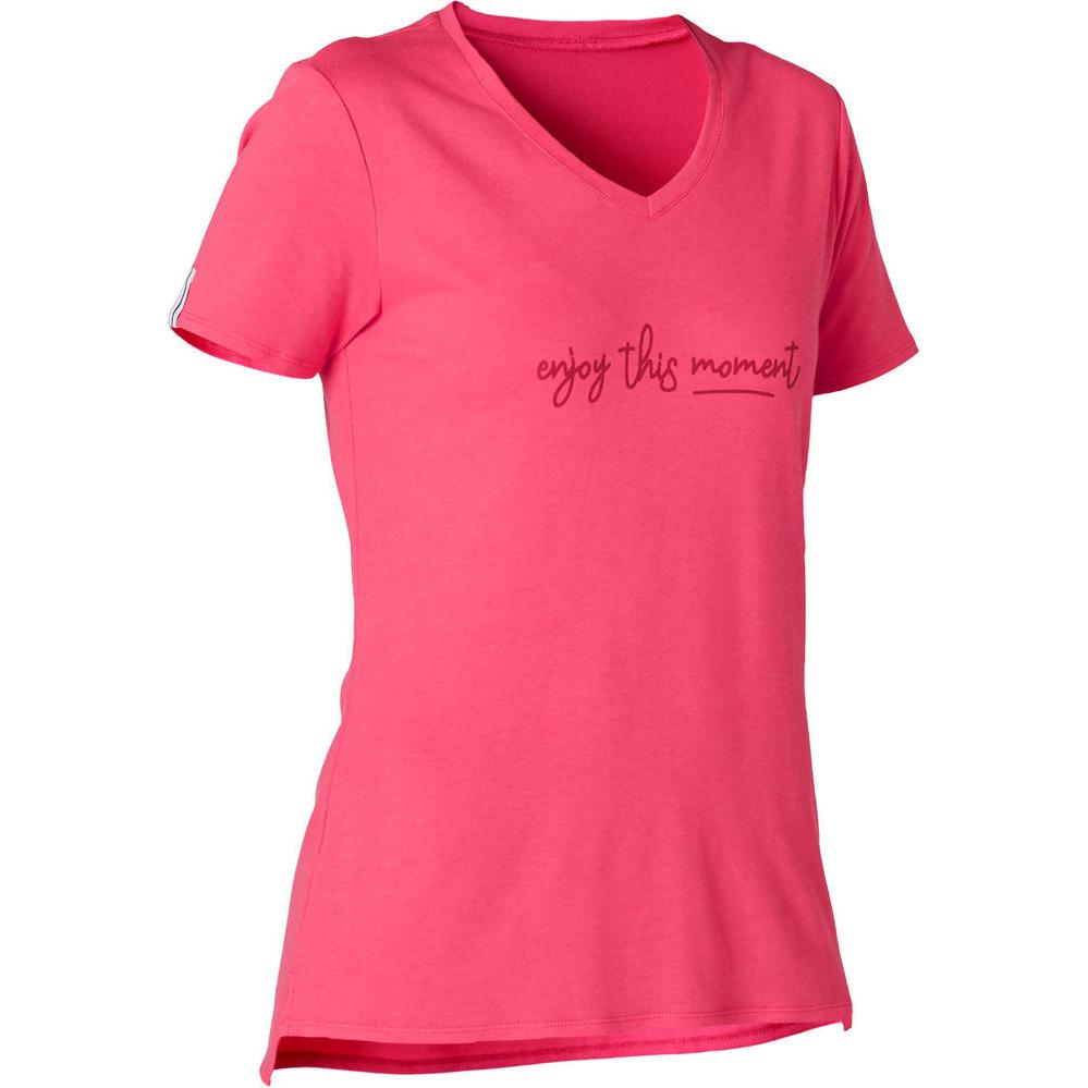 

Футболка женская неоново-розовая DECATHLON