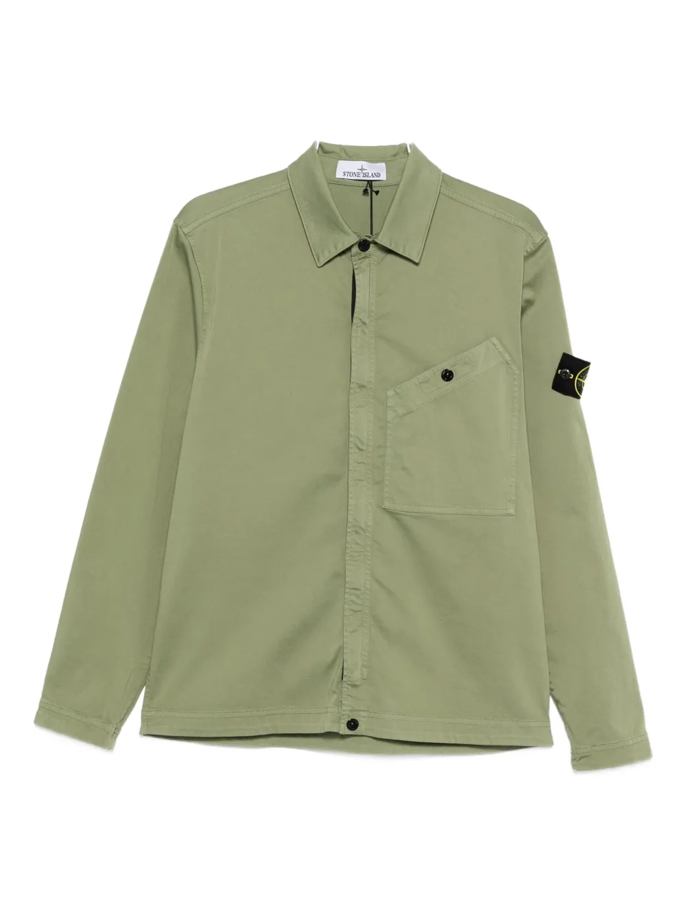 

Рубашка с нашивкой-компасом Stone Island, зеленый