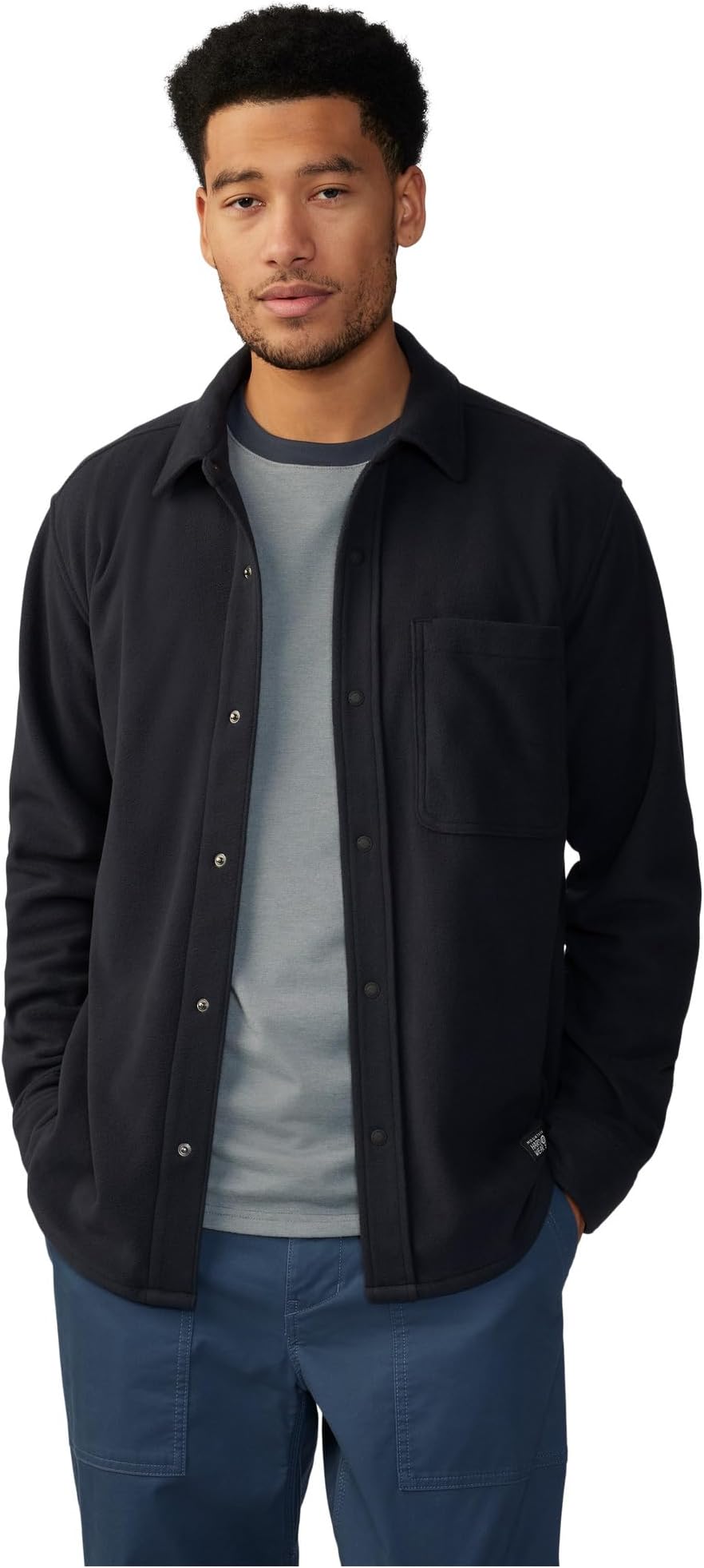 

Рубашка Mountain Hardwear Microchill Long Sleeve Shirt, черный
