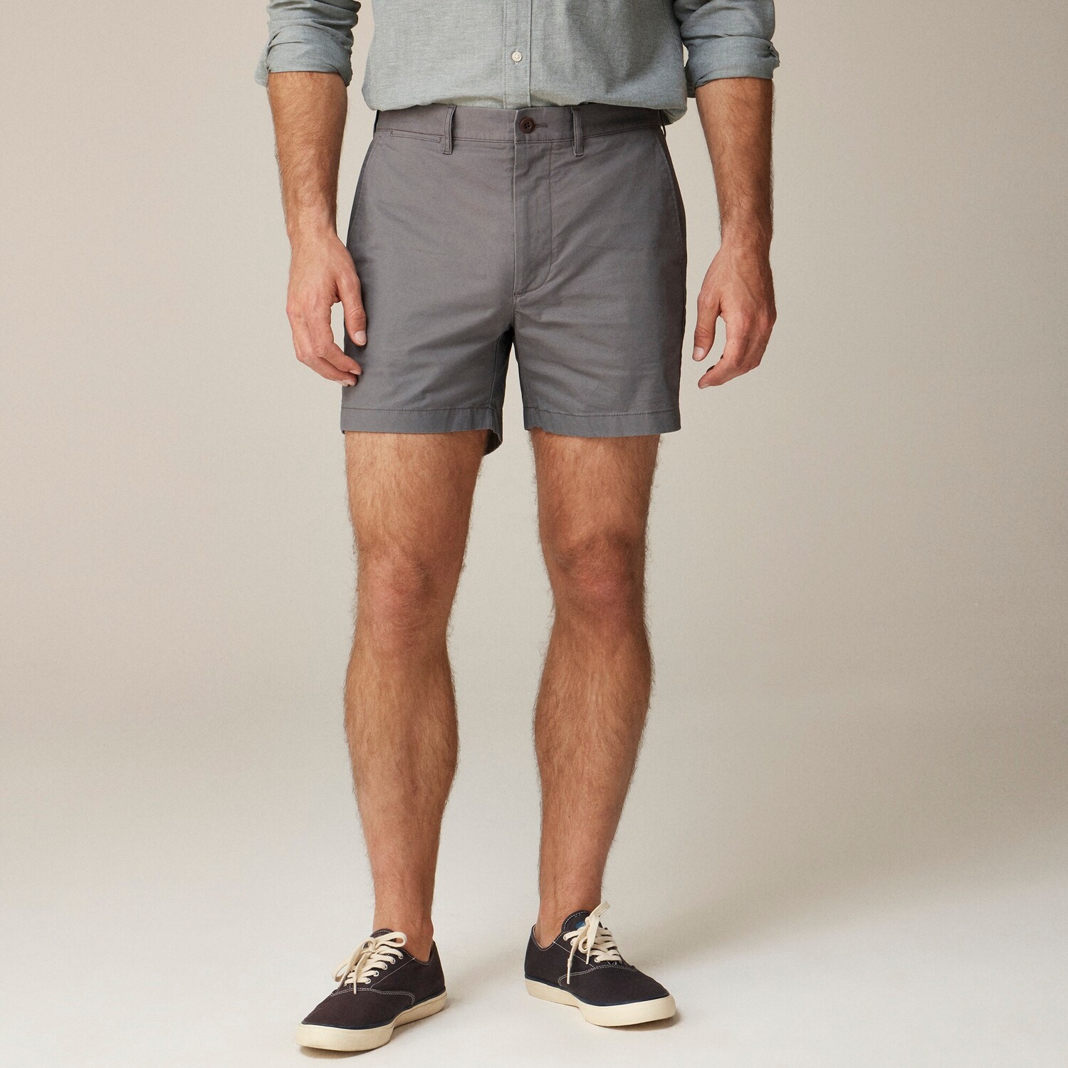 

5" эластичные шорты чинос J.Crew, серый