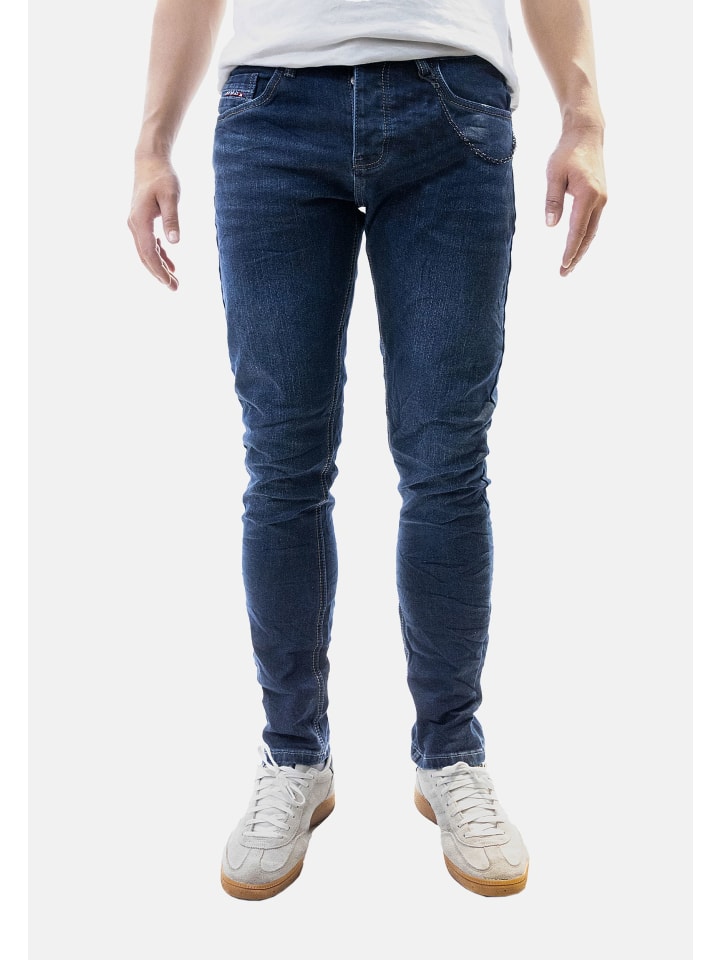 

Джинсы Jaylvis Jeans Straight Leg Dunkle Waschung 5-Pocket, синий