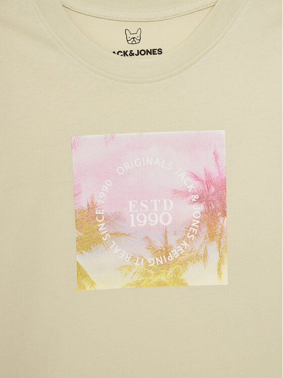 Футболка обычного кроя Varenna 12278349 Jack&Jones Junior, зеленый — фото 3