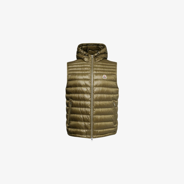 

Жилет утепленный Moncler Orant с наполнителем, оливковый
