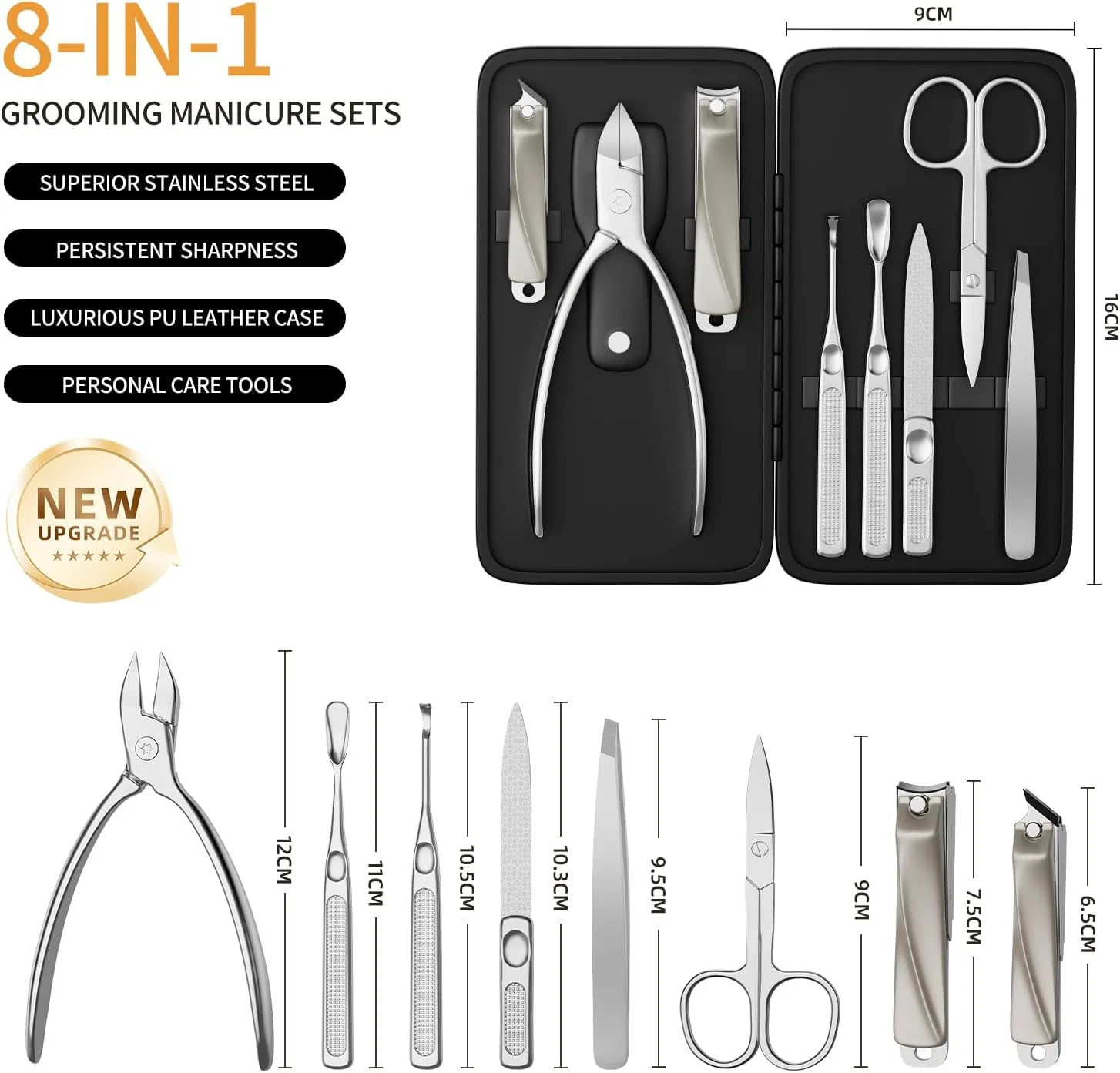 Набор для маникюра и педикюра PRECISION NAIL CARE KIT Essbes — фото 2