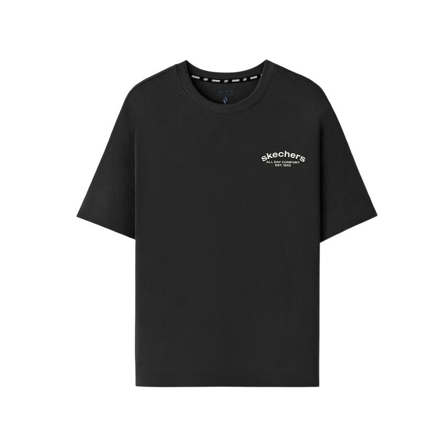 

Skechers Футболка Unisex Carbon Black/0018 Crew Neck Moderate