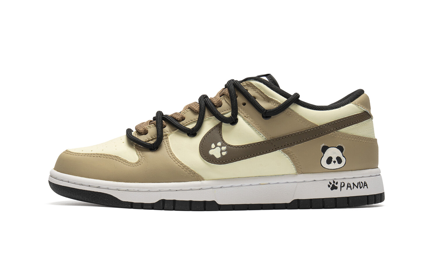 

Кроссовки Nike Dunk Skateboarding Shoes Women's Low-top Khaki, хаки