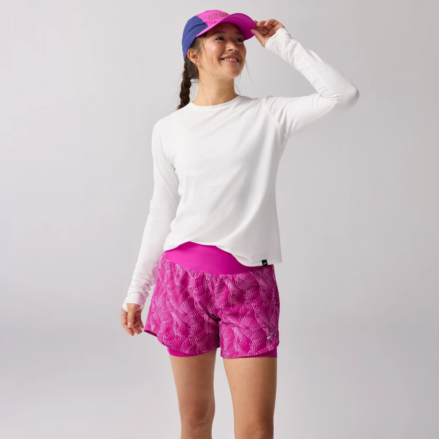 

Женская роскошная рубашка с длинными рукавами Brooks, White