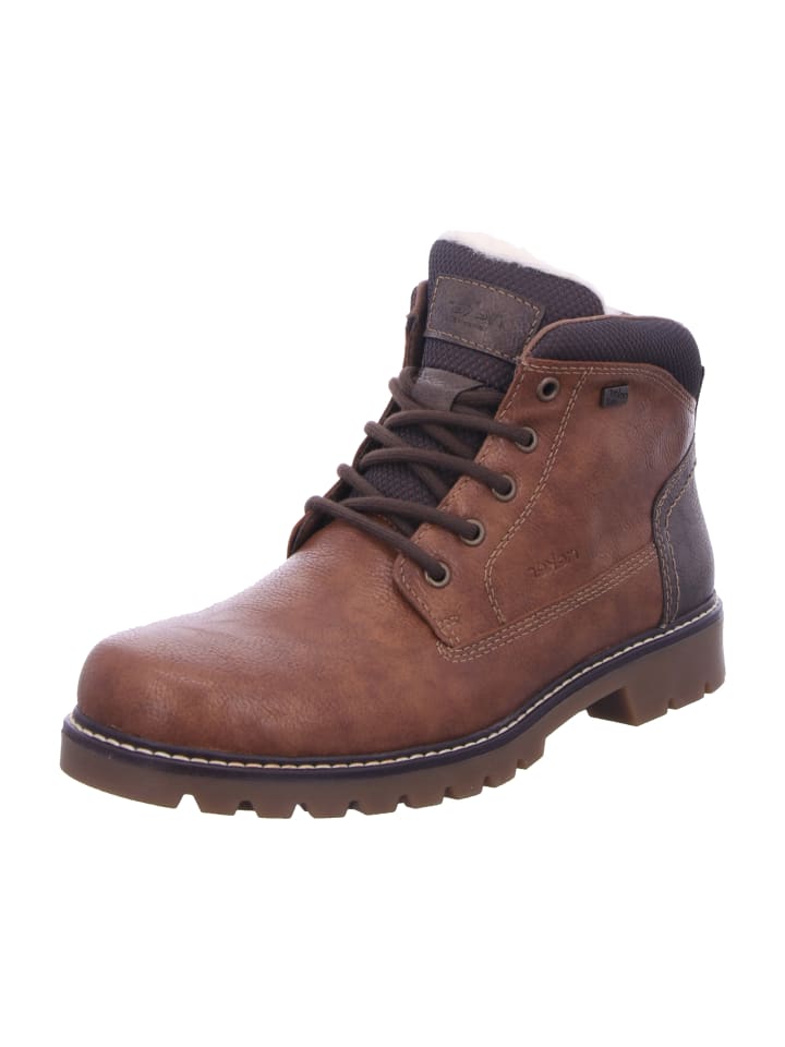 

Сапоги rieker Schnürstiefel Mit Tex, коричневый