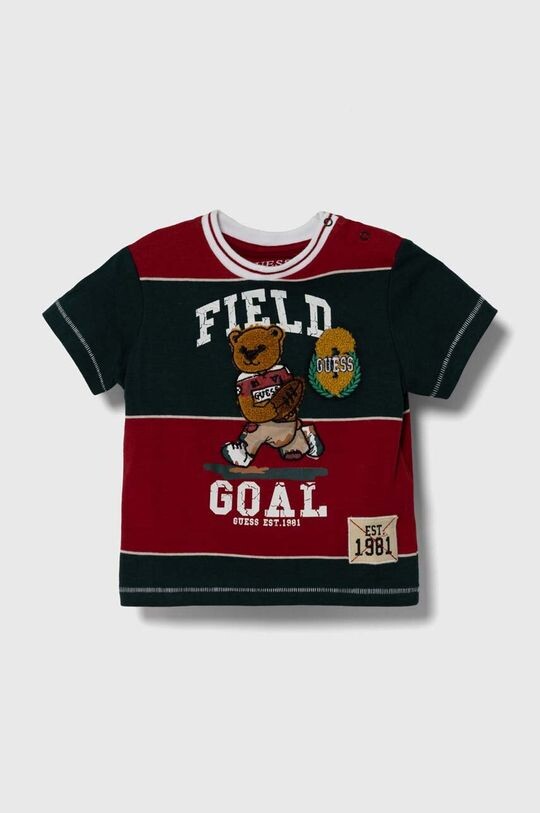 

Хлопковая футболка для детей Guess, красный