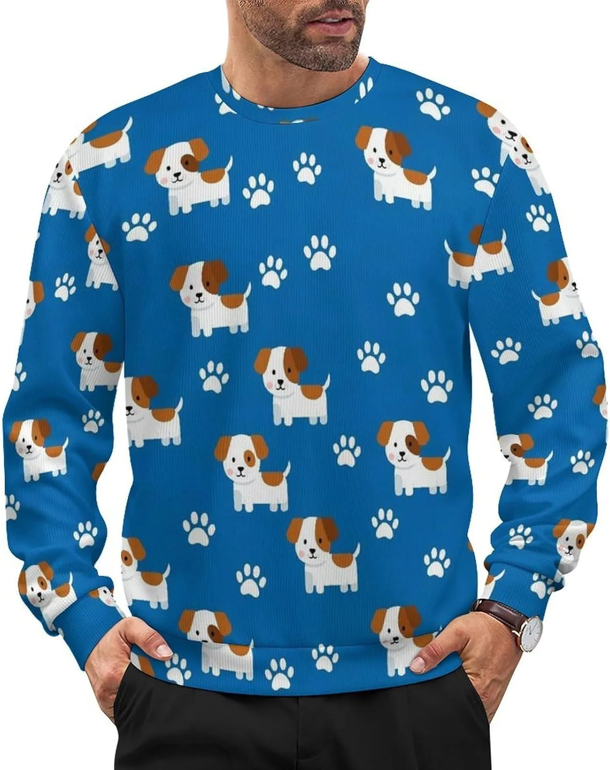 

Мужской свитер-пуловер с длинными рукавами, свободного кроя, легкий VAFZASC