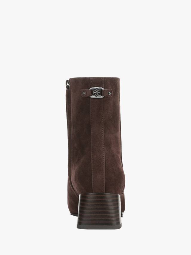 Paige кожаные ботинки на платформе с квадратным каблуком Sam Edelman, Dark Brown — фото 4