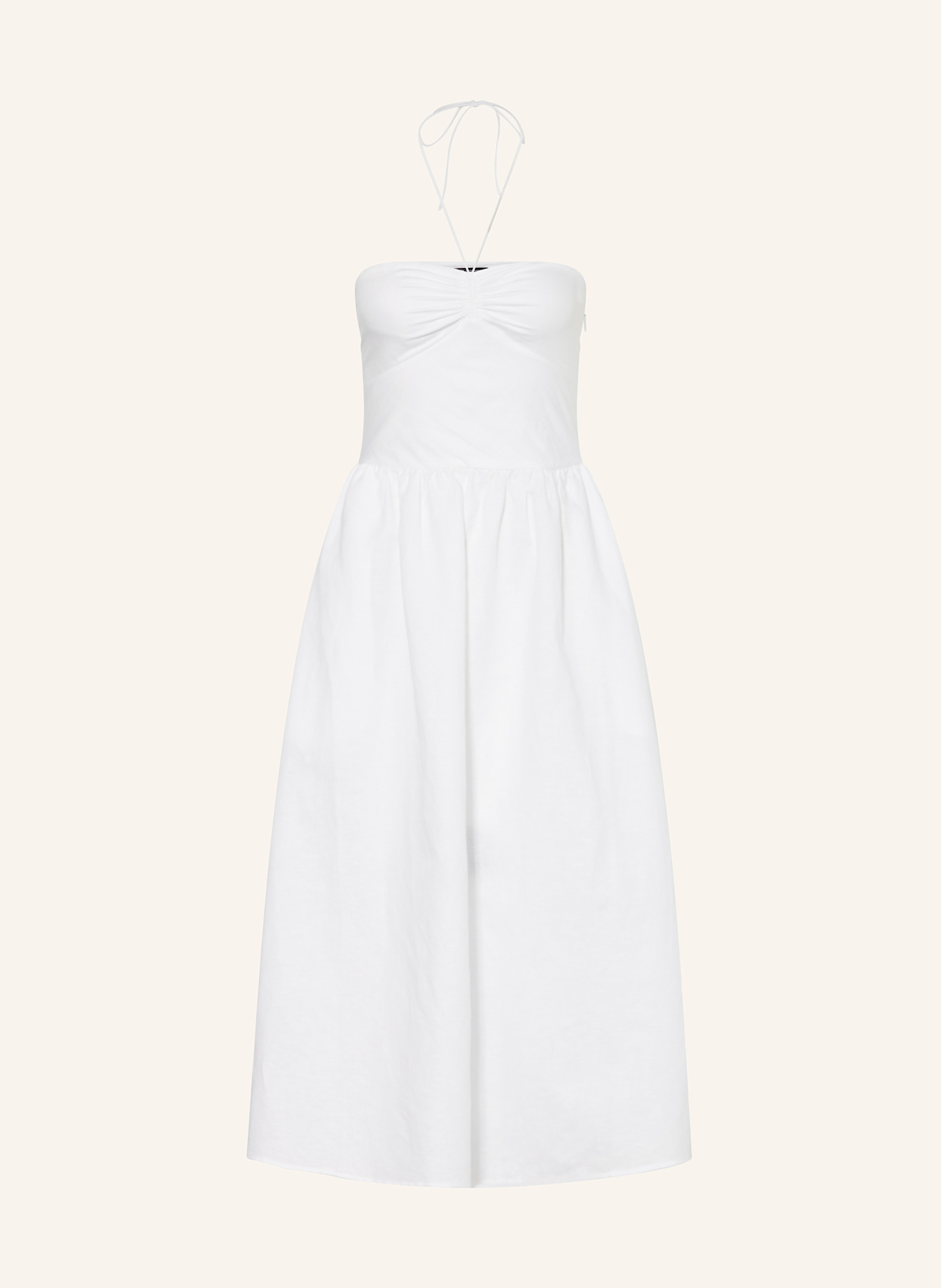 

Платье со льном Armani Exchange, белый