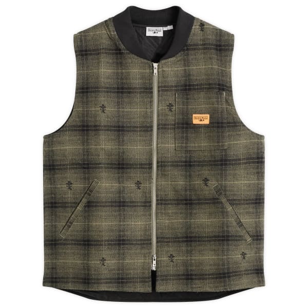 

Рабочий жилет в клетку «чертополох» Service Works, оливковый