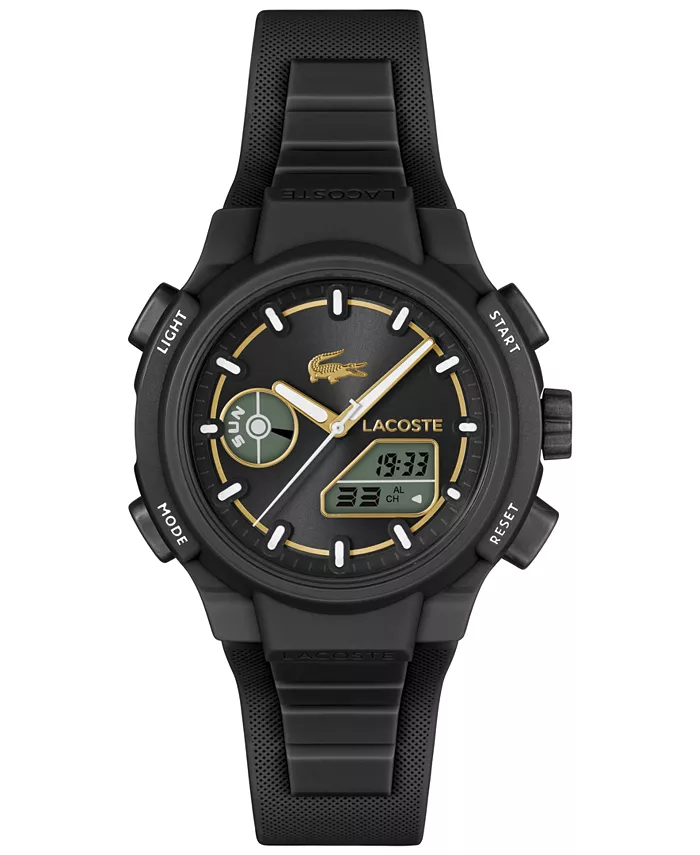 

Женские часы LC33 с черным силиконовым ремешком, 40 мм Lacoste