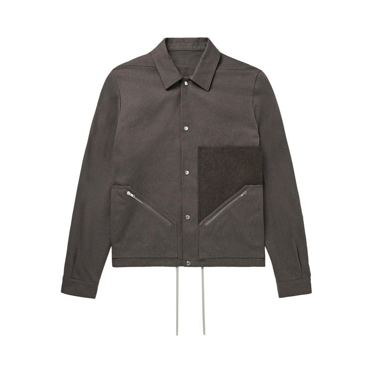 

Куртка Rick Owens Tour Snap Front Jacket Ash/Brown/Black, серый