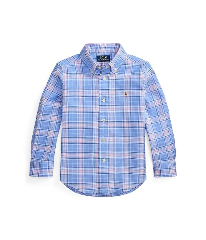 Рубашка оксфорд в клетку Polo Ralph Lauren Kids, Blue/Pink/Multicolor