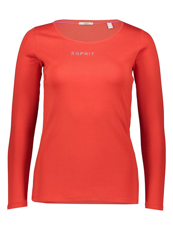 

Лонгслив ESPRIT Longsleeve, красный