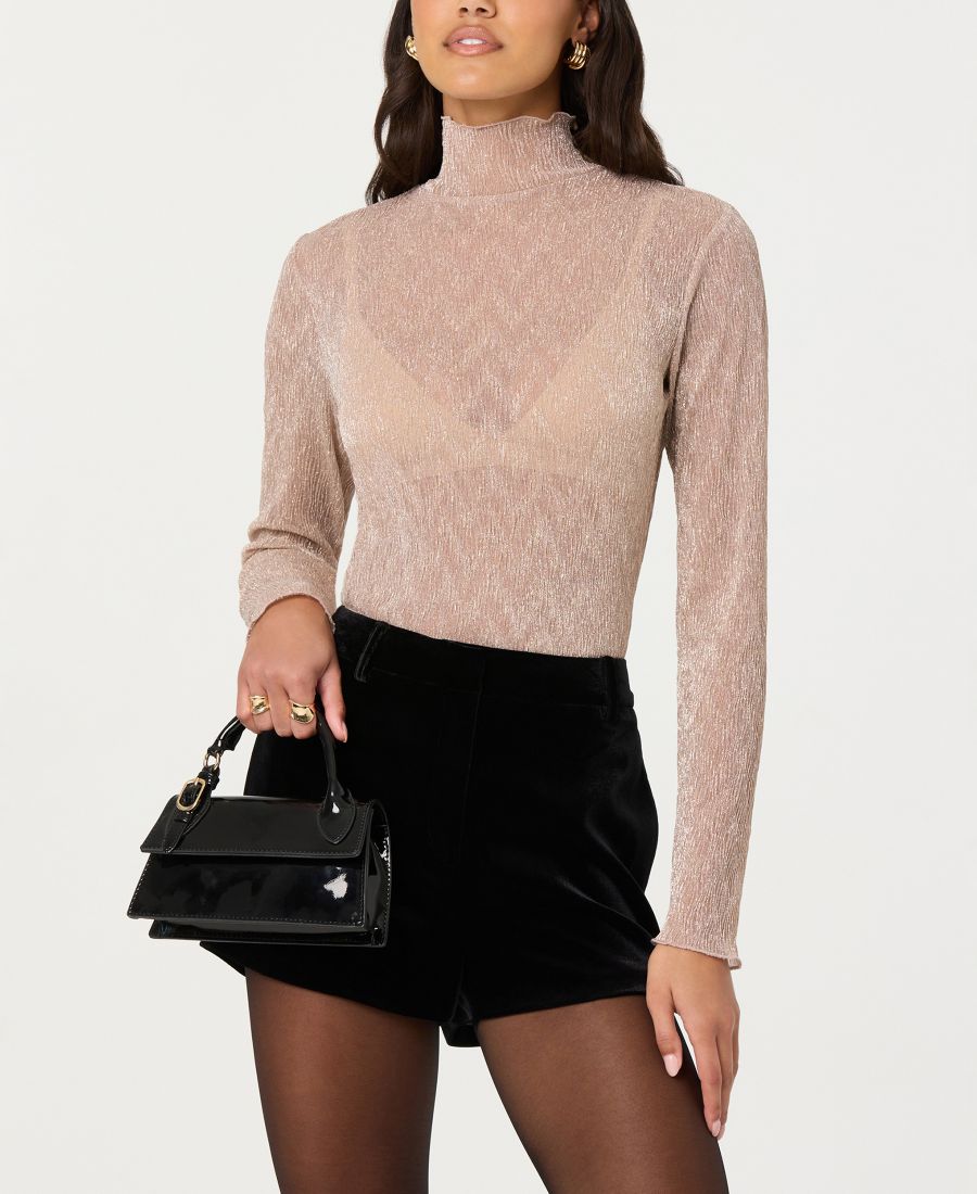 

Женская водолазка Kyra с длинными рукавами ASTR the Label, Champagne